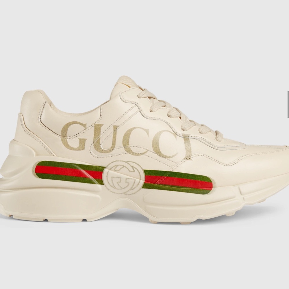GUCCI Women’s RHYTON SNEAKER WITH GUCCI LOGO (Authentic)